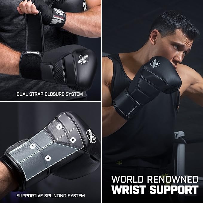 Guantes de Boxeo Entrenamiento Protección Muñeca y Nudillos miniatura 4