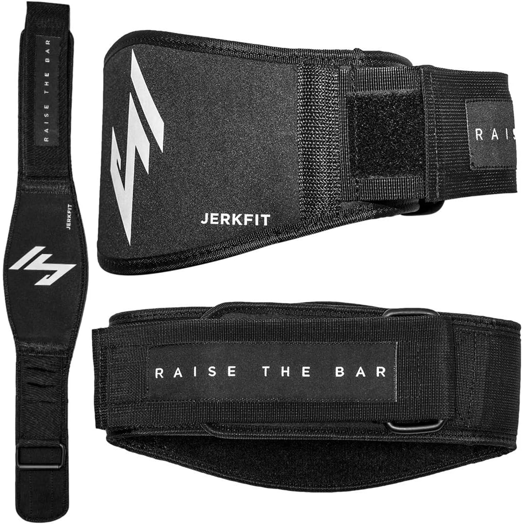 Jerkfit RTB Weight Lifting Belt - Neoprene Weight Belt for Men and Women - Heavy Duty Gym Belt - Deadlift Belt for Powerlifting, Squats, Strength Training, Bodybuilding