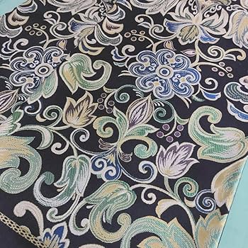 西陣織袋帯未仕立品（株）大光 白地七宝花菱文　正絹　新品 芯入仕立代込み 西陣織袋帯未仕立品（株）大光白地七宝花菱華文芯入仕立代込新品正絹