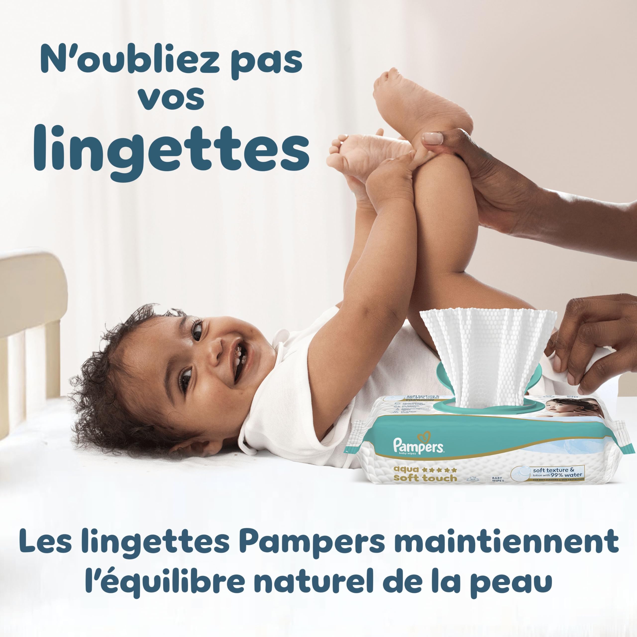 Pampers Baby-Dry Taille 3, 140 Couches, 6kg-10kg, Une Nuit Confortable Jusqu’À 100% Sans Fuites