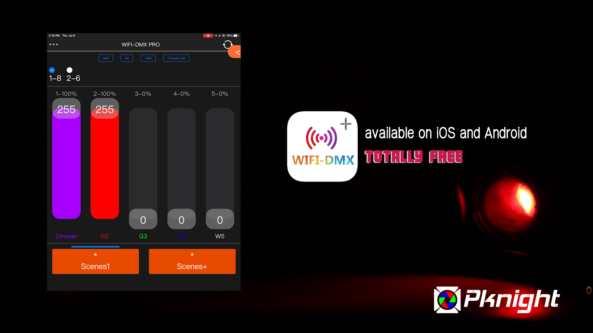 Amazon.com: Pknight 2.4G Wireless DMX Controller,Compact