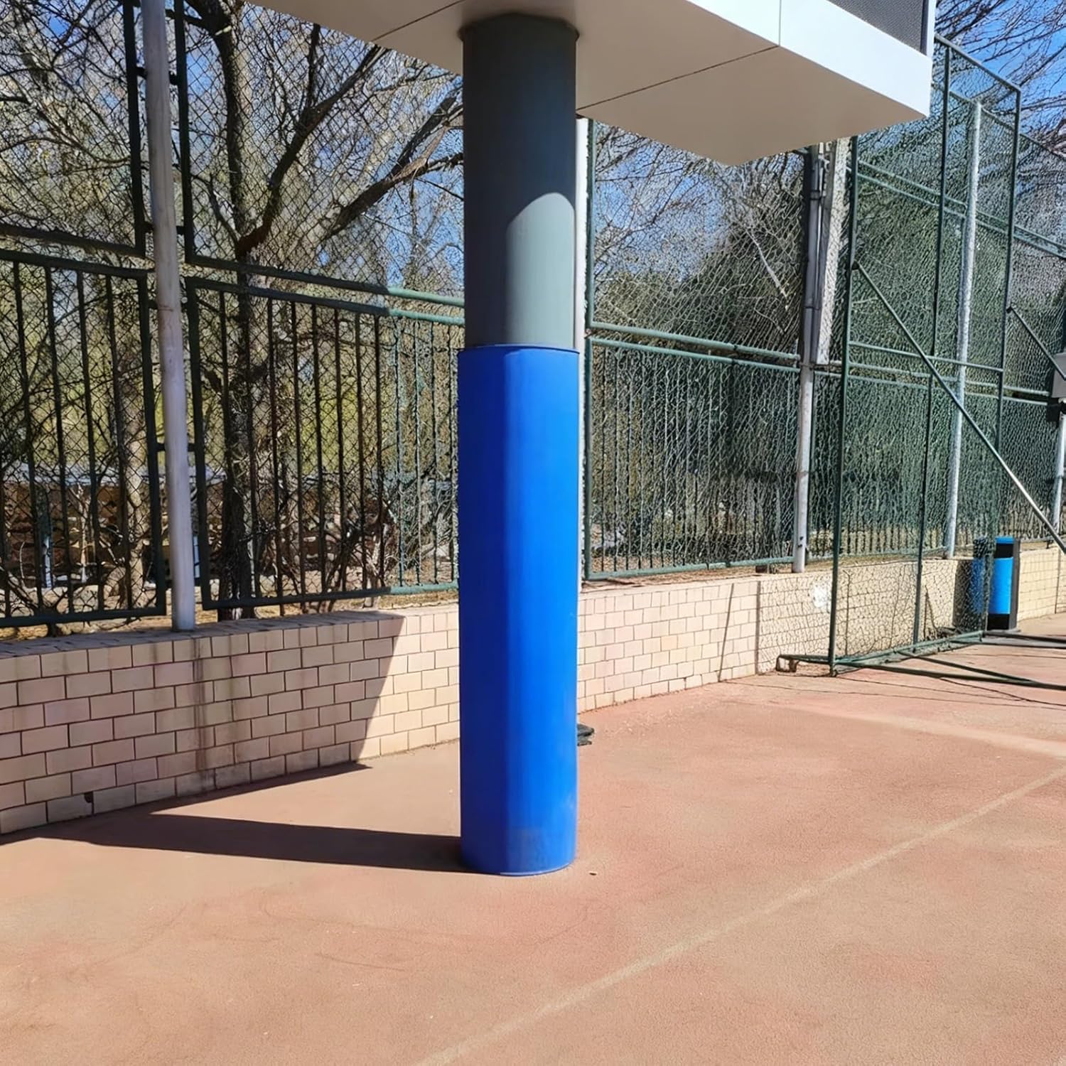 VUIKLCty Foam Pole Protectors | Heavy-duty Basketball Hoop Pole Pads | All-weather Garage Pole Pads(Dia 114mm)
