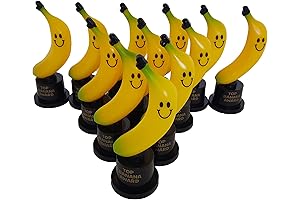Dondor Plastic Gold Trophy Awards | Perfect for Top Banana Achievements
