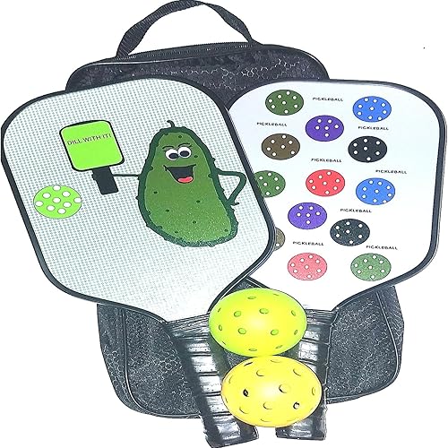 MIXIN ITUP Juego de 2 paletas de pickleball de fibra de carbono T700