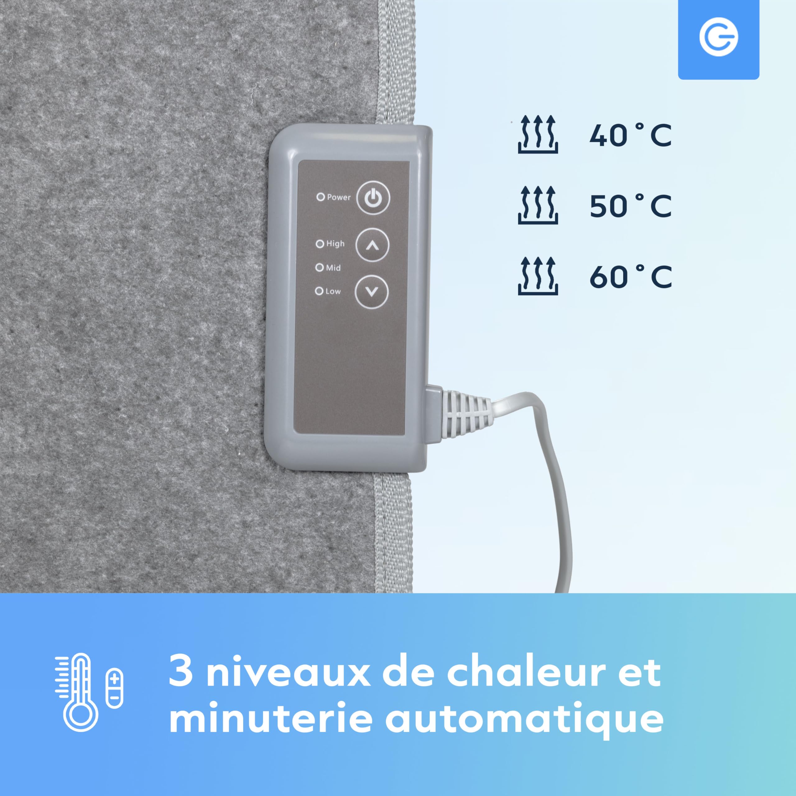 Panneau Chauffant Infrarouge 165W - 3 Niveaux De Chauffe - Sichler - Neuf