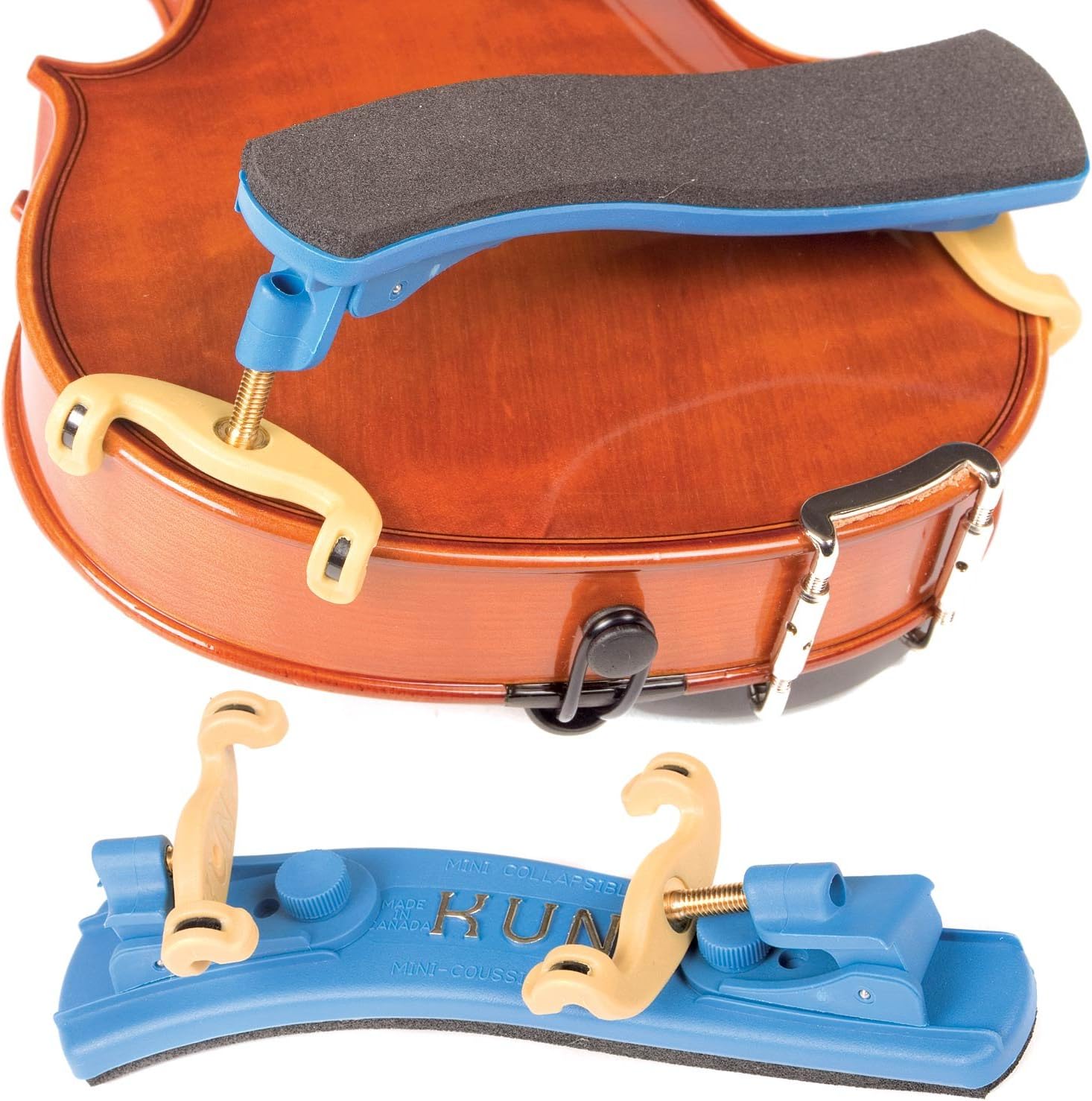 Kun Original Mini 1/4 Violin Shoulder Rest Musical