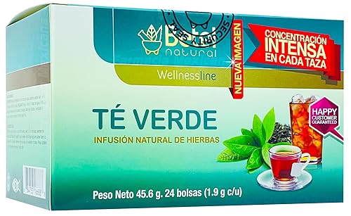Té verde prémium (Te Verde) de Betel Natural - Delicioso, refrescante, rico en antioxidantes - 24 bolsas de té