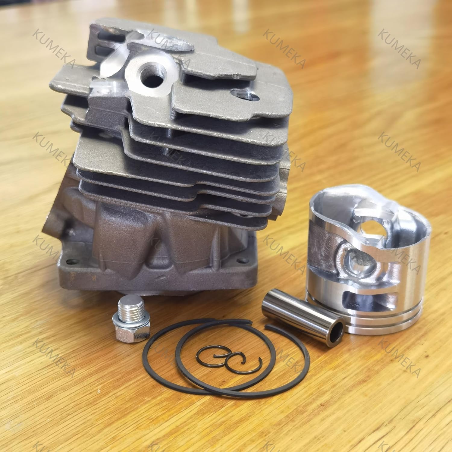 MS 362 Cylinder Piston Kit 47MM Fits Stih-l MS362 Nikasil Plated 1140 020 1200 Chainsaw Replacement Parts, silver