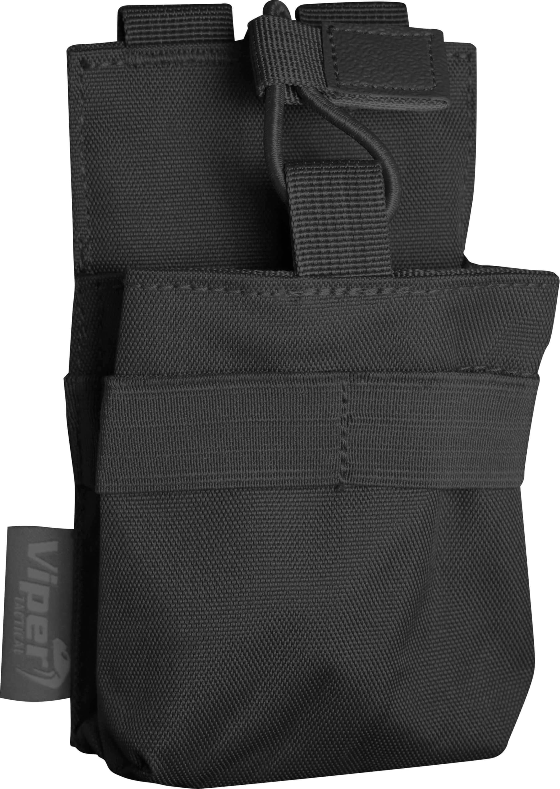 Viper Tactical GPS Radio Pouch Molle Webbing Airsoft Security Comms Black