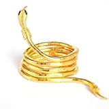 Bendable Snake Necklace & Bracelet, Halloween Flexible Adjustable Jewelry for Women, Adults & Kids Snake Costume Accessory Multi-Purpose Decor