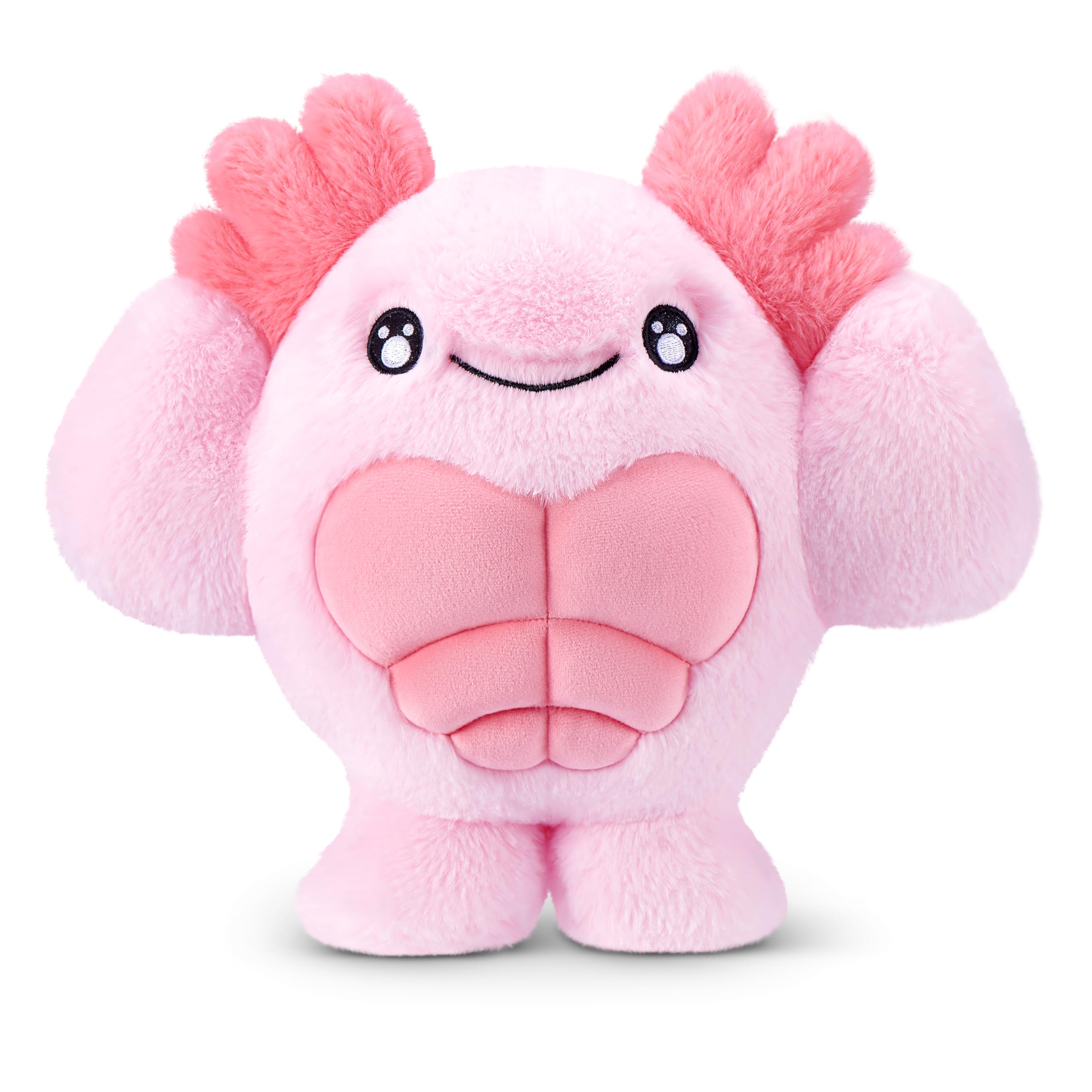 Buffys Series 1 Assorted 8 Inch Plush (Axolotl) by ZURU Featuring Cuddly Squishy Comfort Design, Ultra‑Soft Materials, Adorable Animal Characters, Perfect for Snuggles, Playtime, and All Ages 0+