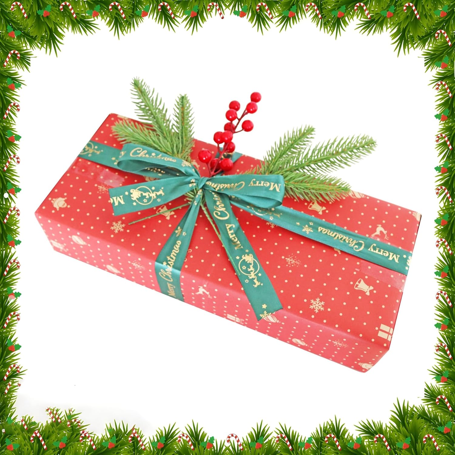 30pcs Artificial Pine Picks Branches Green Plants Pine Accessories for Garland Needles Wreath Christmas and Home Garden Decor DIY - Image 7