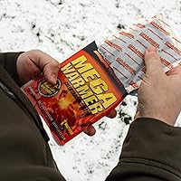 Vista 4 de Grabber TWES8DISPLAYUSA - Calentadores corporales de 18 horas, 30 unidades y calentadores, paquete grande, calentadores de dedos adhesivos, 8 pares