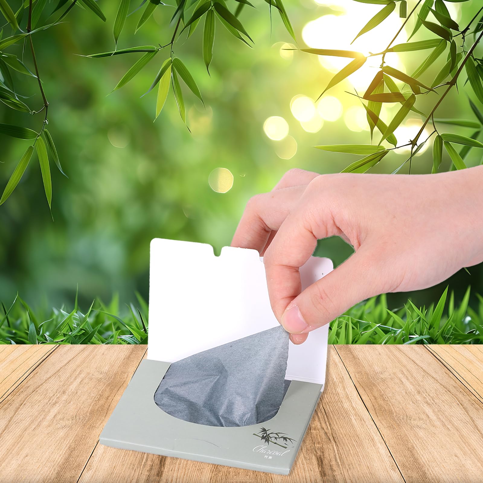 Lot de 200 feuilles de contrôle de l'huile - 6 x 9 cm - Papier matifiant pour le visage - Feuilles naturelles absorbantes - Papier matifiant pour peaux grasses et grasses