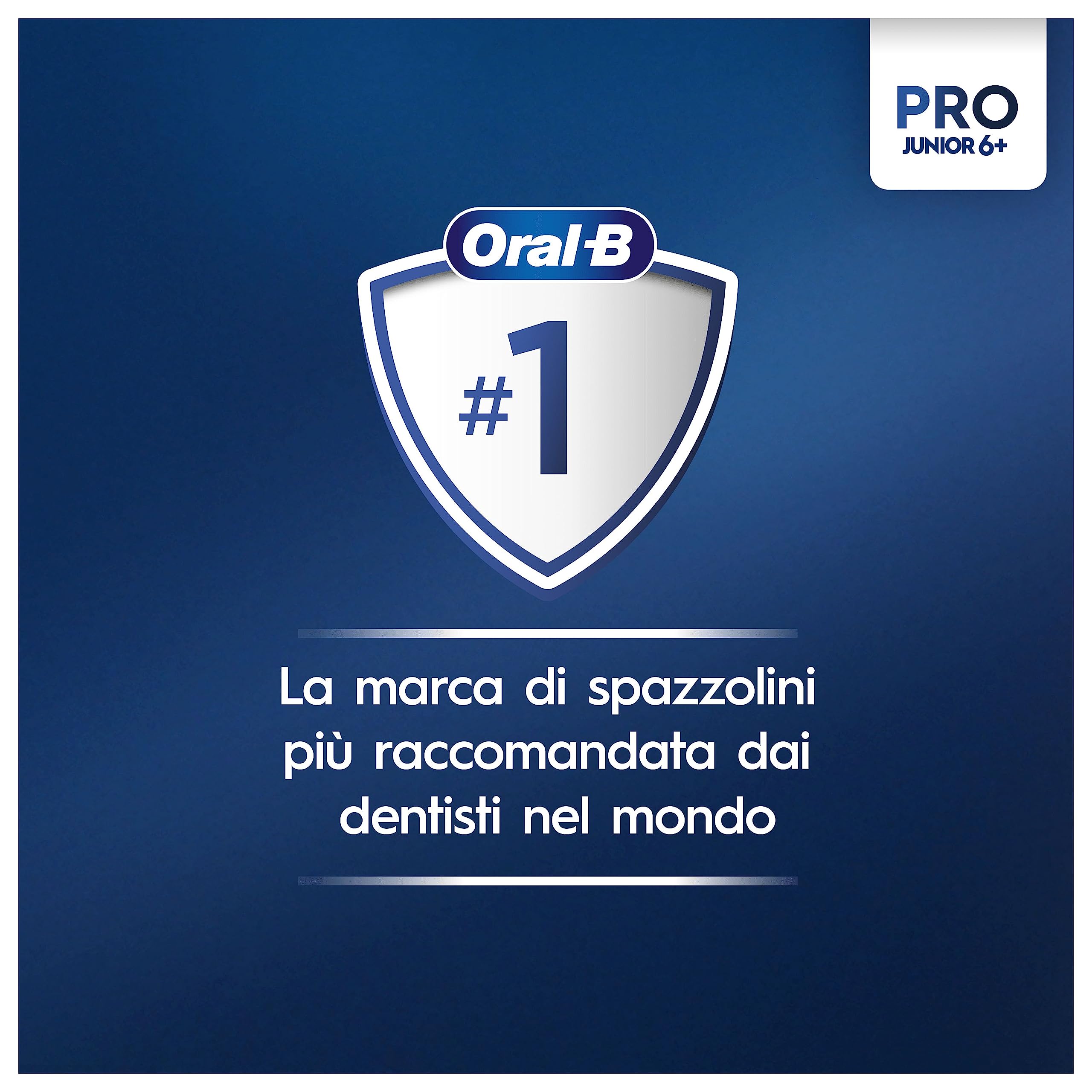 Oral-B Spazzolino Elettrico Pro Junior Disney Frozen, da i 6 Anni, Bianco | Dai i 6 Anni in Su, Ricaricabile, Testina di Ricambio per Spazzolino Elettrico, Gengive Protette, Pulizia Denti Efficace