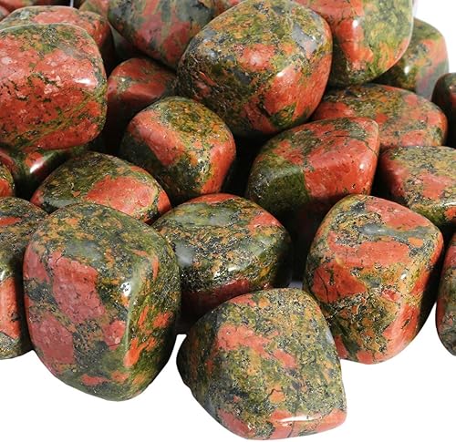 Miniatura 9 de mookaitedecor Piedras pulidas de 1 libra, cristales pulidos, curación, reiki, chakra y wicca, turquesa howlita blanca