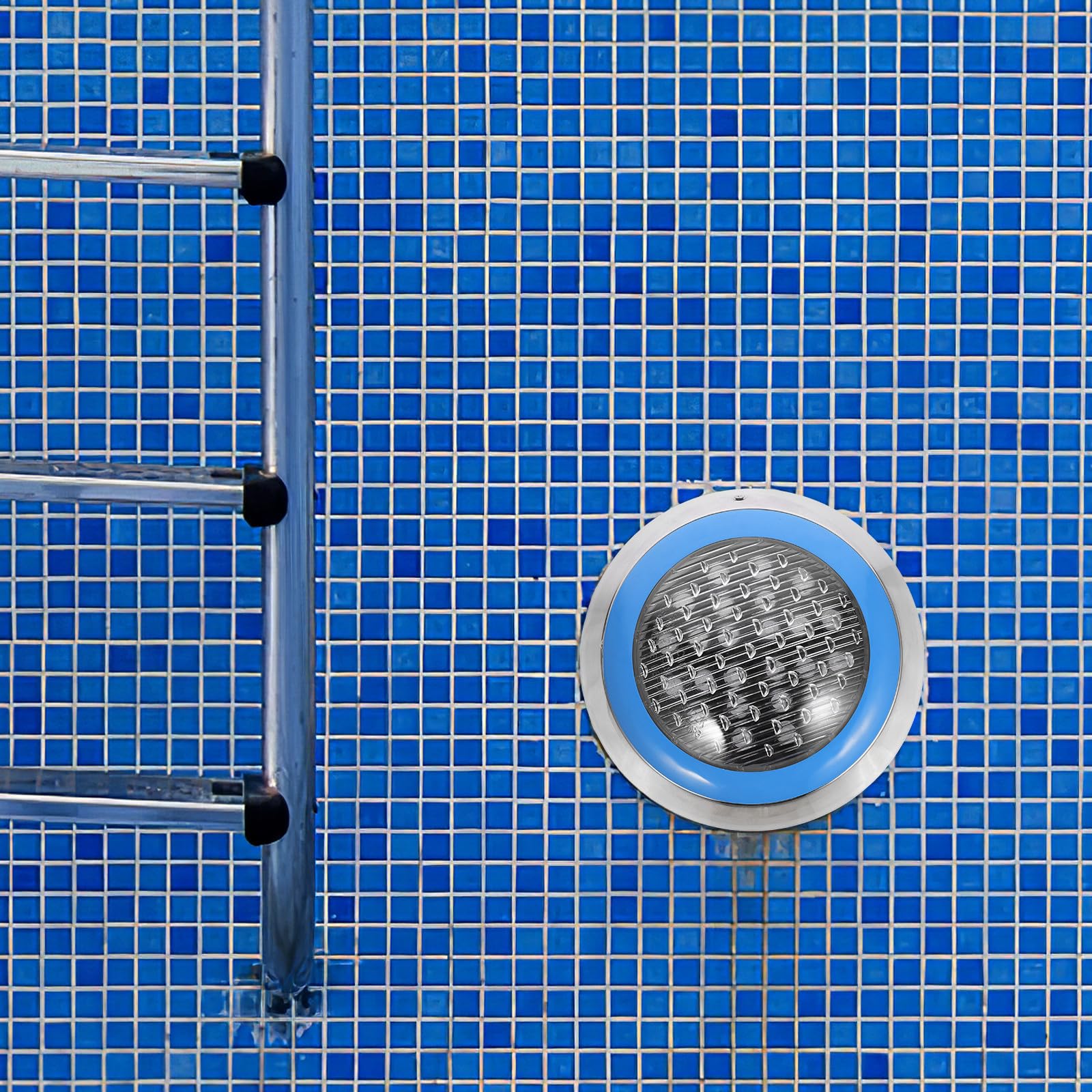 GALPADA LED Poolbeleuchtung mit Fernbedienung 24w Unterwasser LED Leuchte in Blau aus Edelstahl Undpc für Einfache Farbanpassung und Helligkeitsregelung im Garten