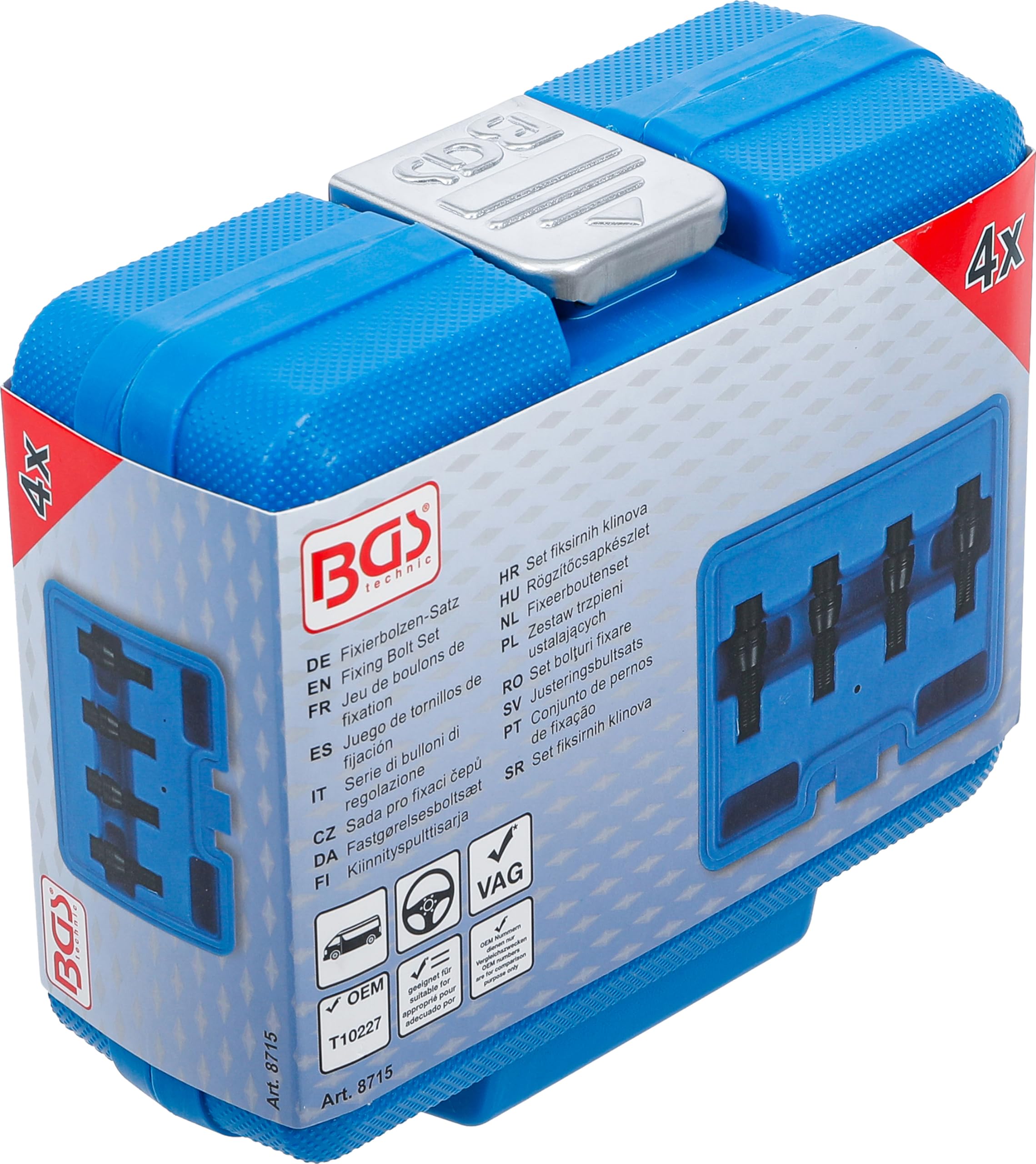 BGS 8715 | Jeu de boulons de fixation | pour sous-cadre VAG | M14 x 1,5 | 4 pièces