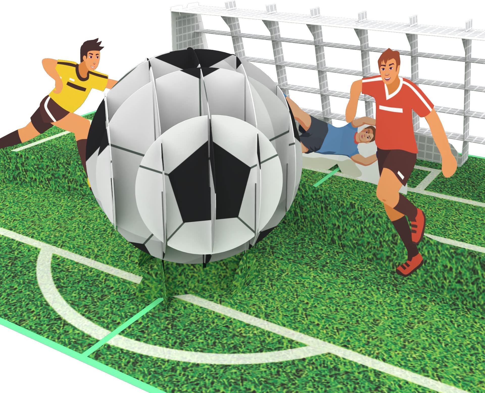 Papercrush Pop-Up Geburtstagskarte Fußball - 3D Stadion Für Echte Fußballfans