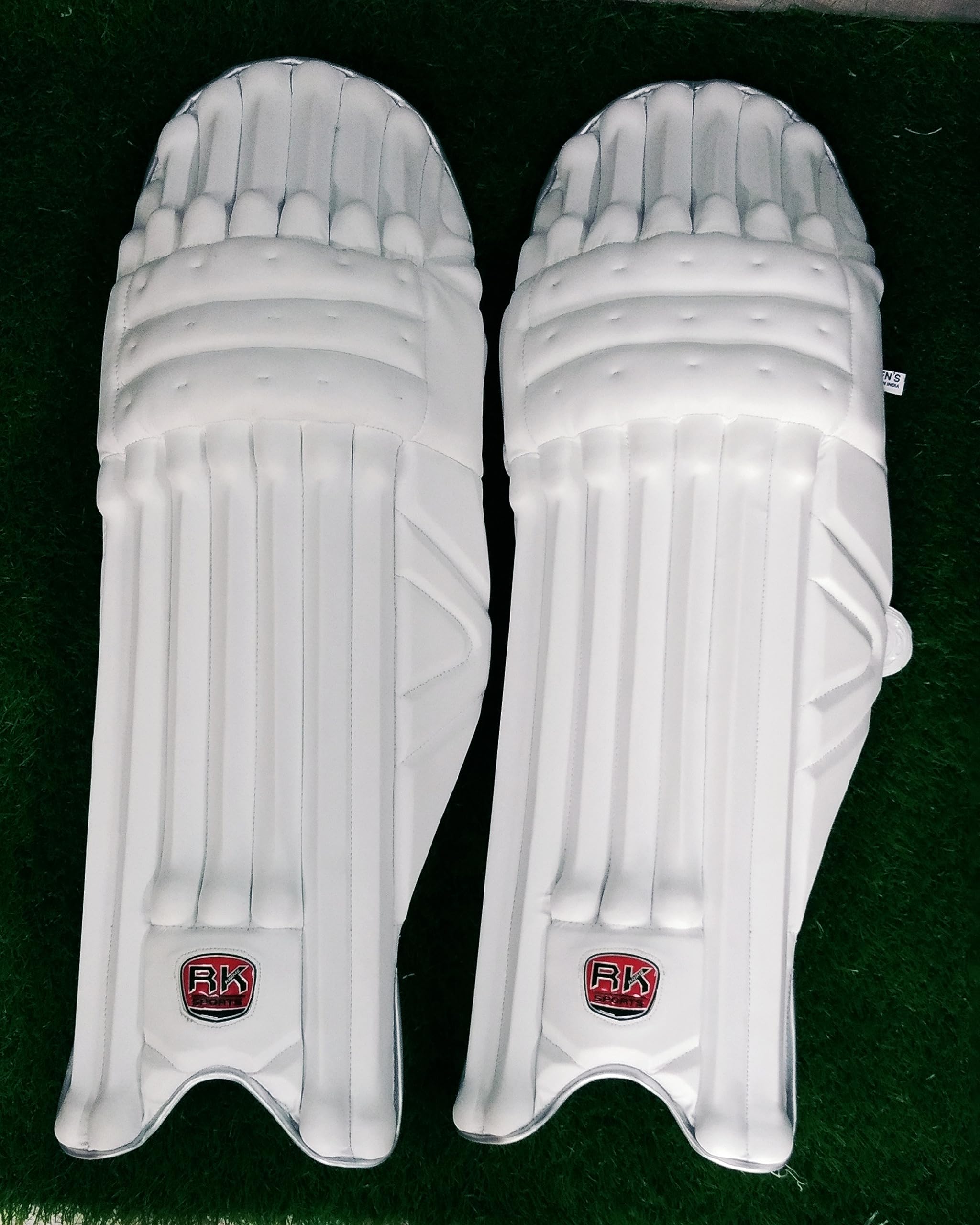 RK KAIME SPORTS Mens Leather Test Opener Batting Pad (White) (B07V2RDHTW) Amazon Price History, Amazon Price Tracker