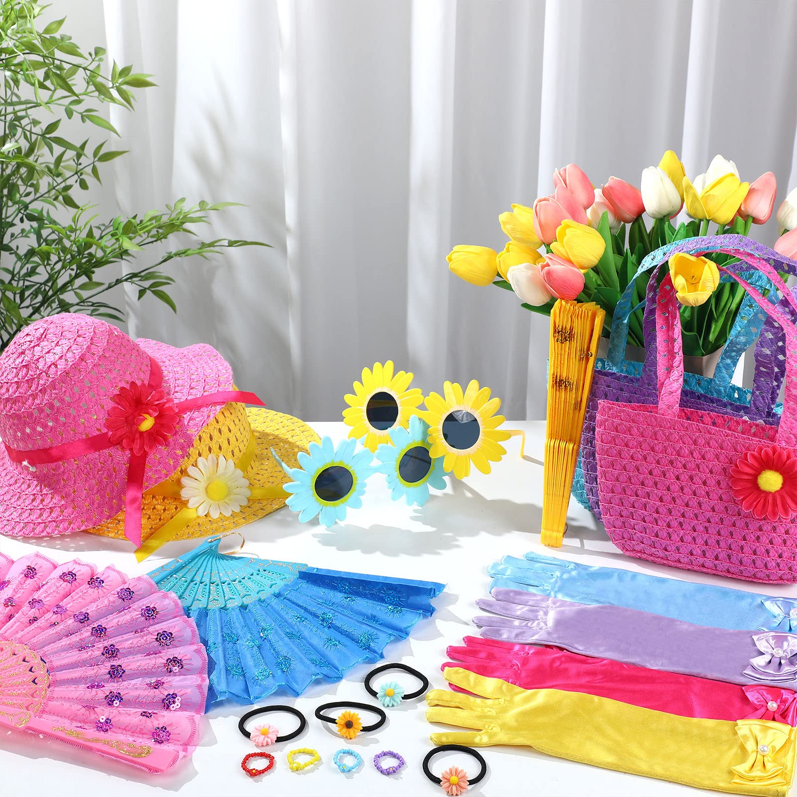 Buy 32 Pieces Girls Tea Party Play Set Tea Party Daisy Flower  