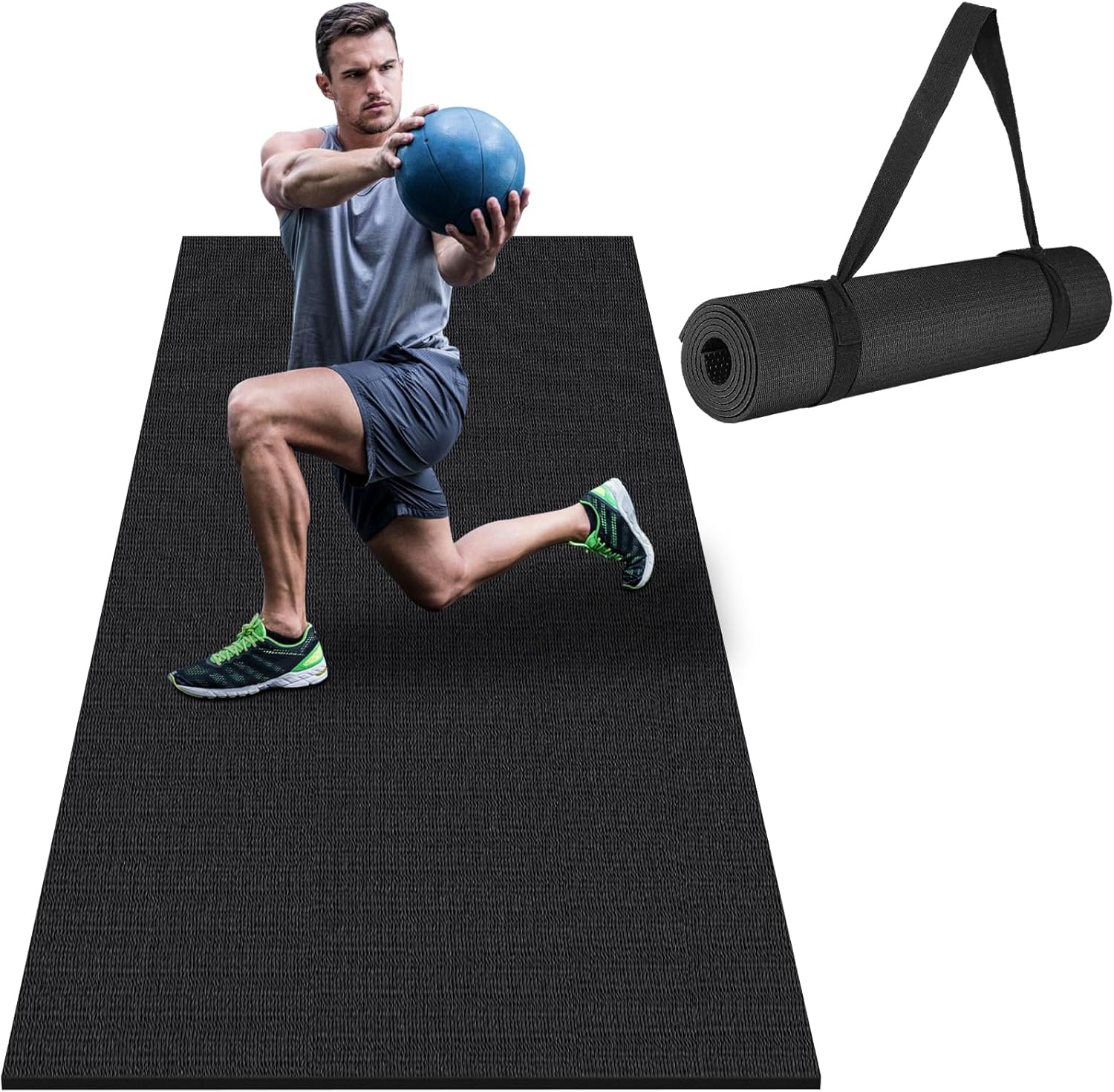 Large Workout Mat 6'x2'