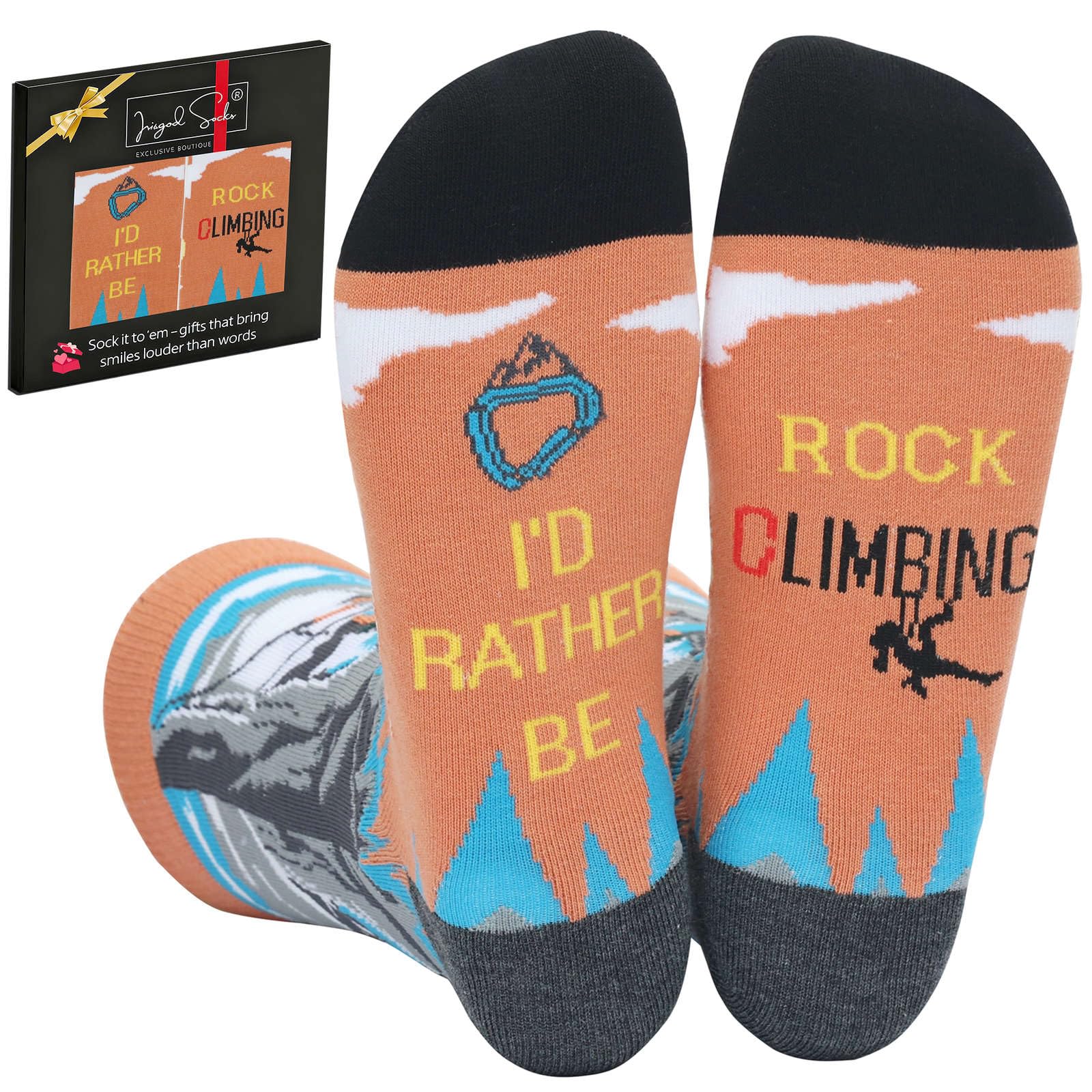 IRISGOD I'd Rather Be Funny Dress Socks for Men and Women Humor Joke Gifts