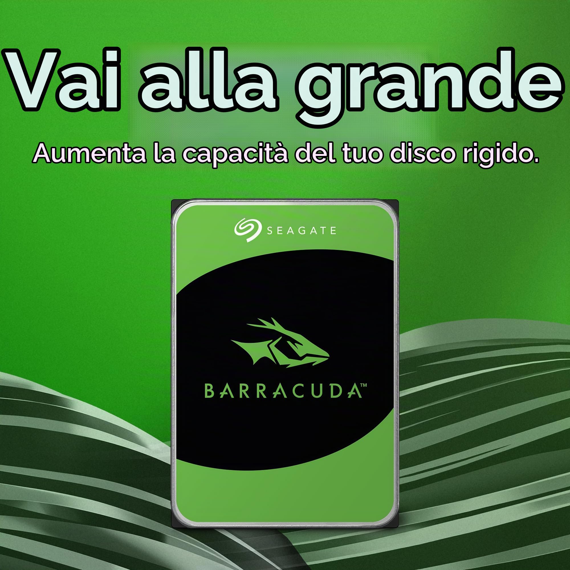 Seagate Barracuda 24TB Internal Hard Drive, 7200 U/Min, 512MB Cache, SATA 6Gb/s, 3.5" (ST24000DM001)