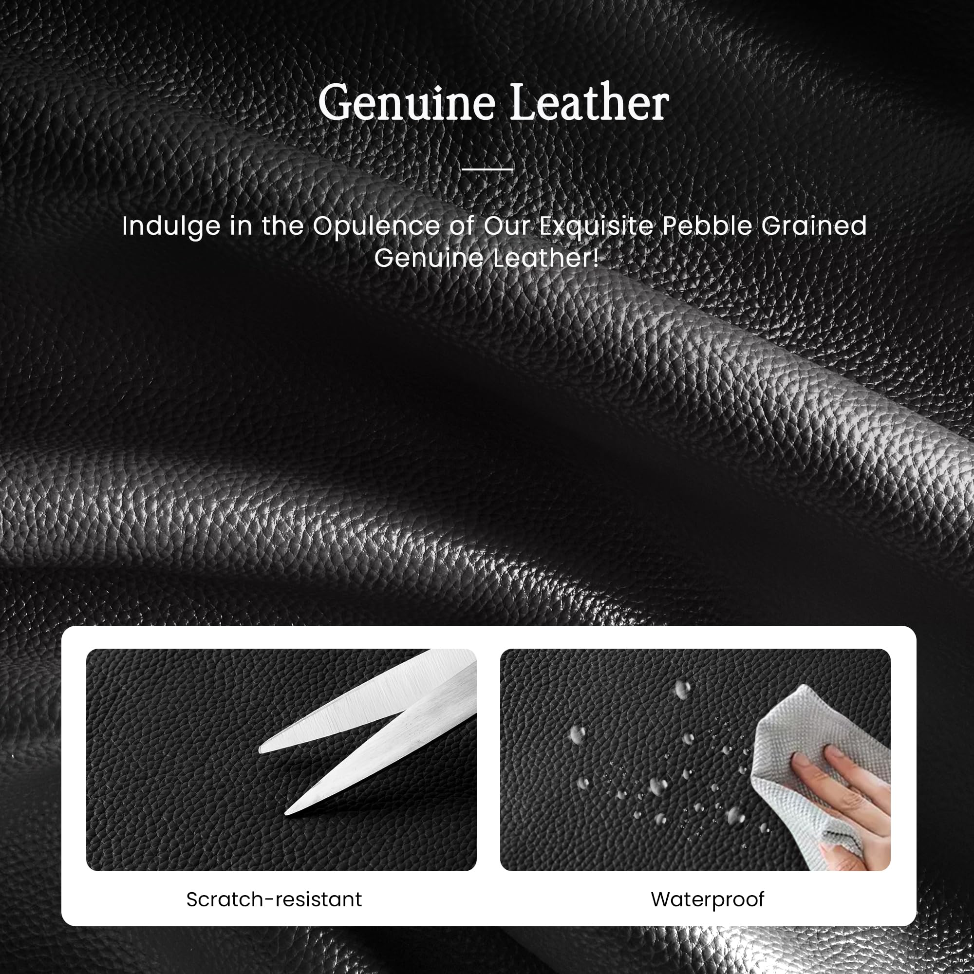 befen Echtleder Handtasche Damen Mittelgroß, Umhängetasche Anti Diebstahl | Hobo Bag, Leder Schultertasche Damen Shopper Tasche mit 2 Schultergurten - Einfache Klassische Elegante
