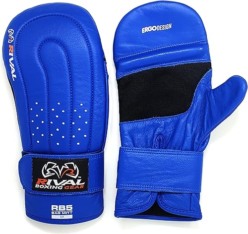 Miniatura 2 de RIVAL Guantes de boxeo RB5, sensación de perforación, entrenamiento de resistencia cero para activar músculos de contracción rápida