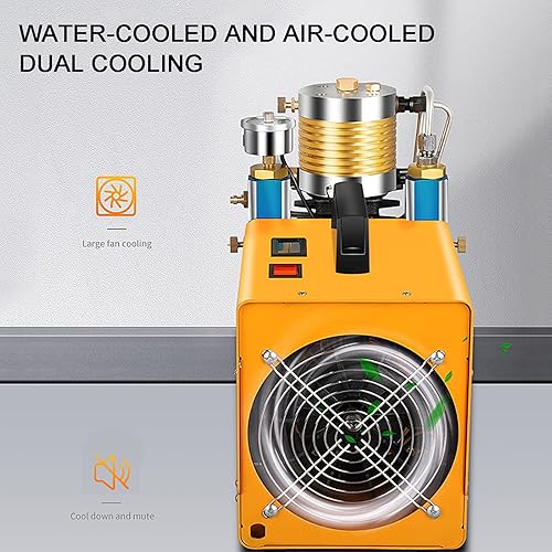 Miniatura 6 de LIANXIAO - Compresor de aire de alta presión 4500PSI 30Mpa compresor de aire portátil de parada automática compresor de pistola de aire eléctrico