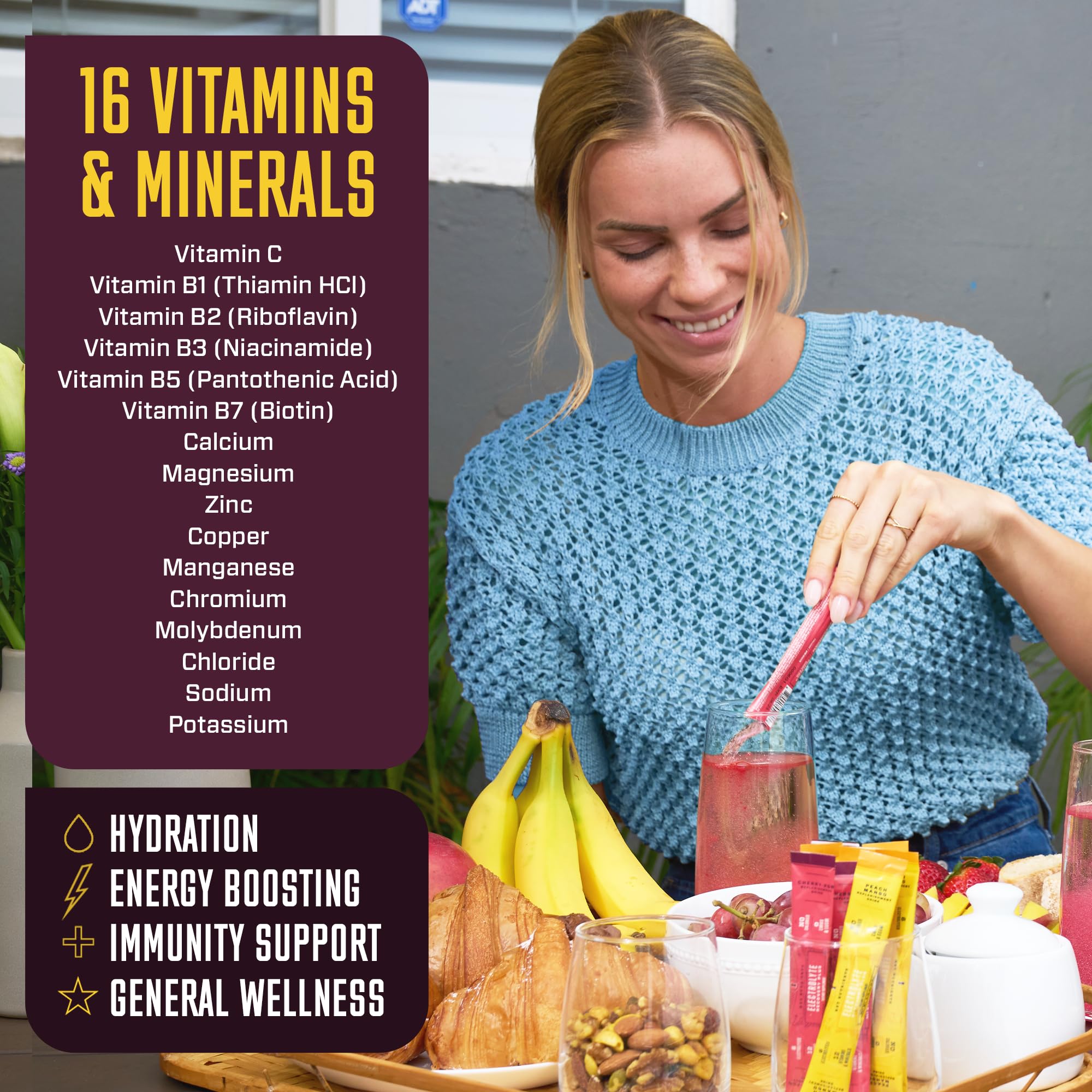 Key Nutrition Snapklik.com : KEY NUTRIENTS 40 Pack Multivitamin Hydration Packets For ...