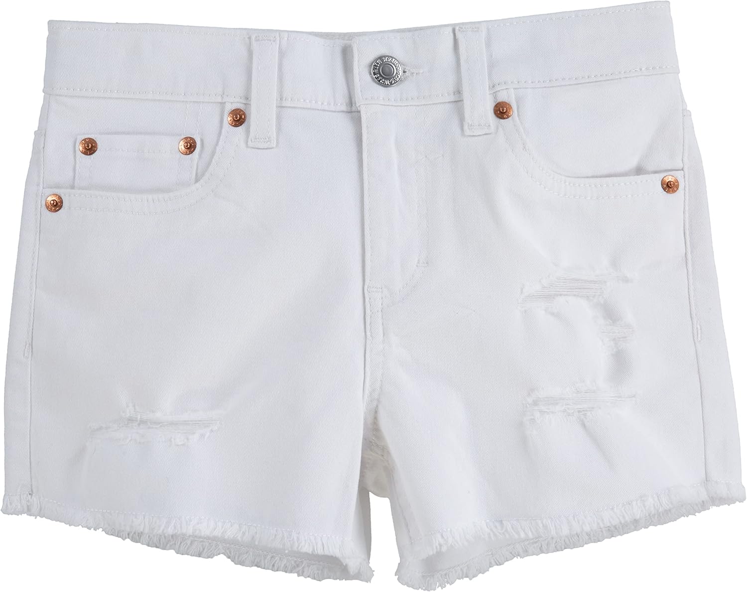 Levi's Girl's Girlfriend Fit Denim Shorty Shorts