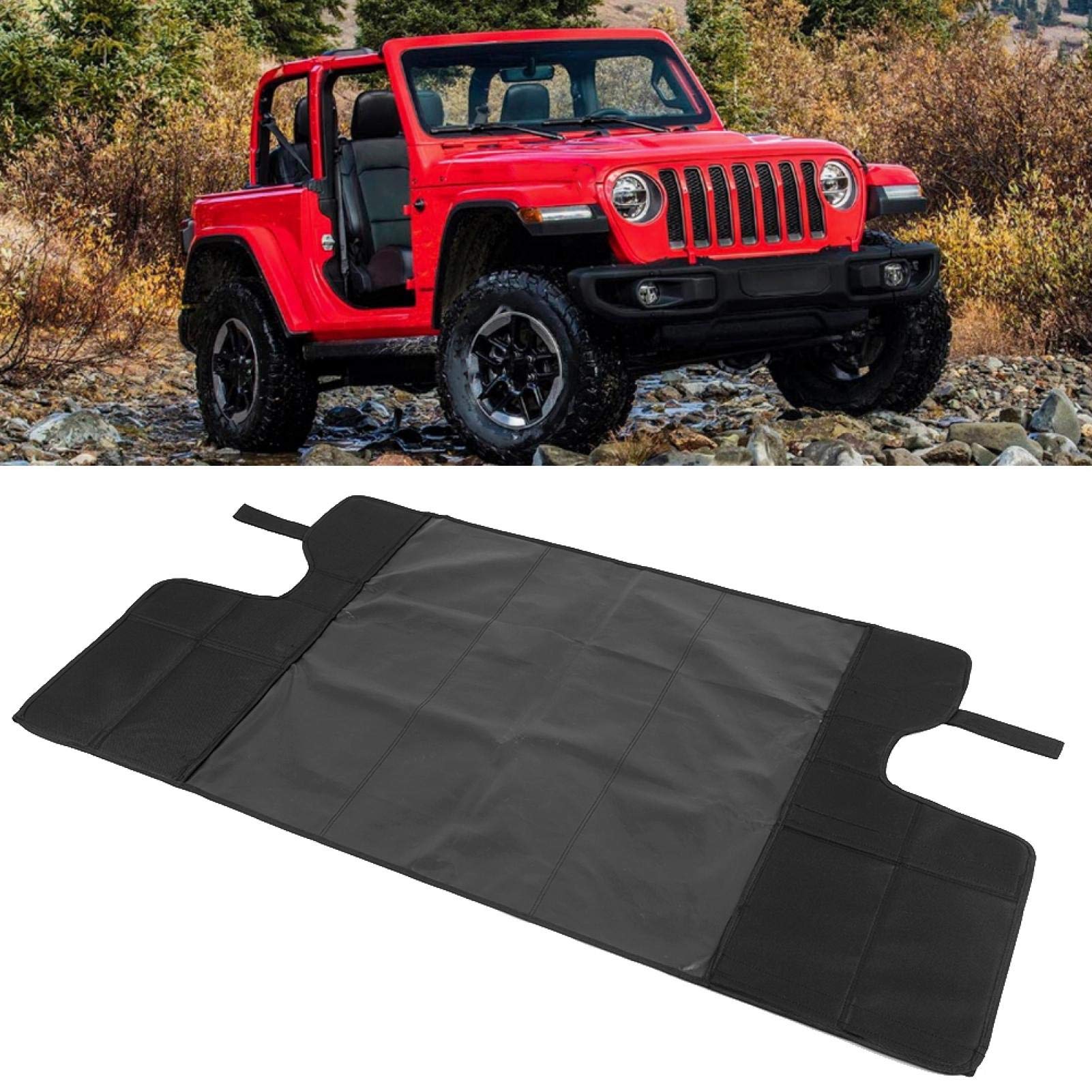 Couvercle d'ombrage de sécurité pour bagages de coffre arrière pour Wrangler JK