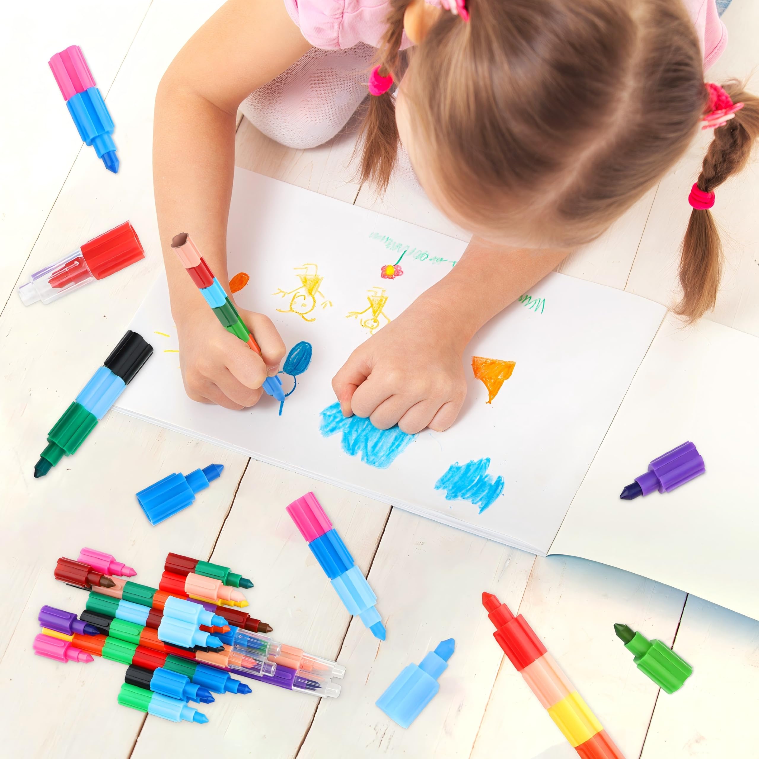 Playon Crayon Stapelbare Wasco Krijtjes Pastel - Lazy Lama Kids Conceptstore