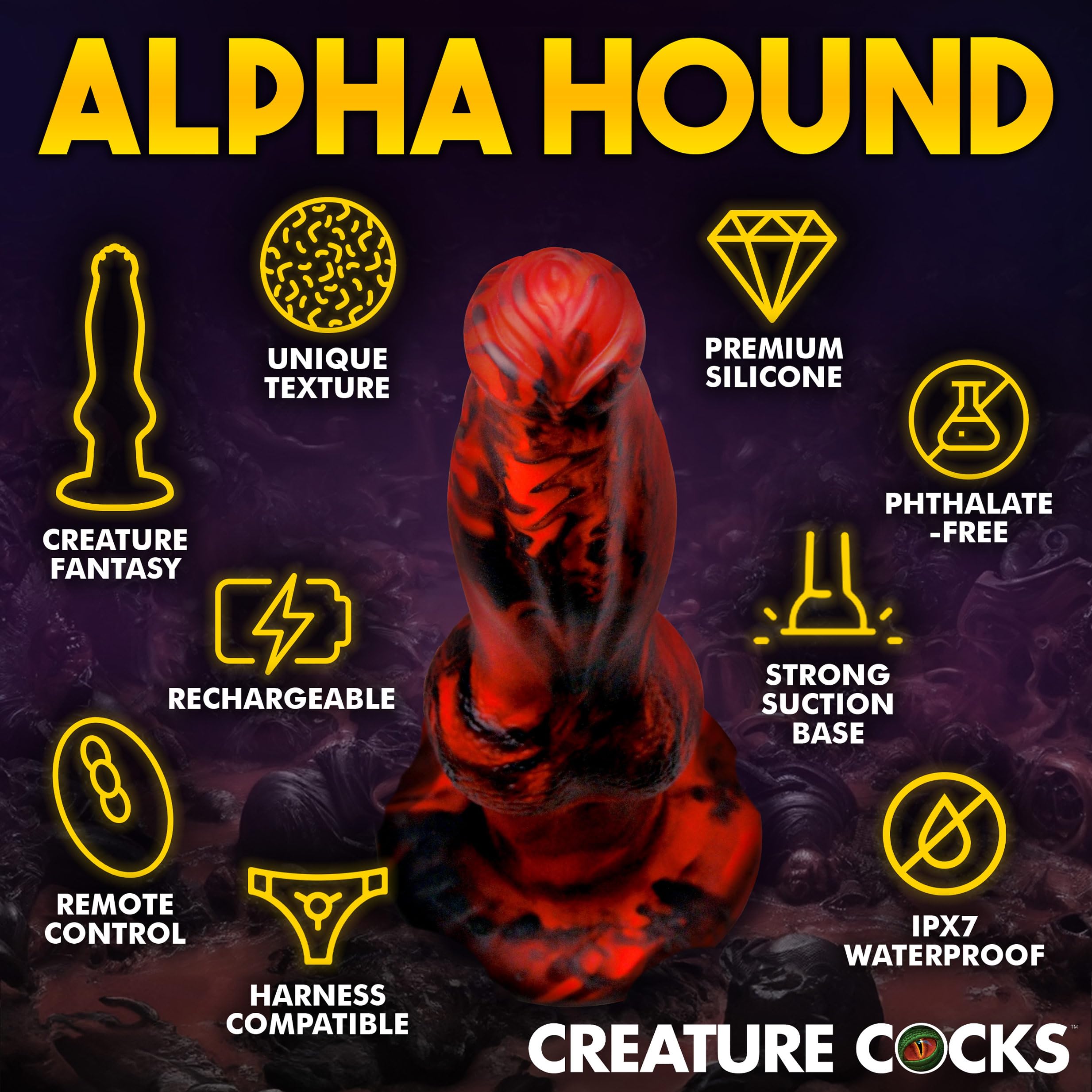 Amazon.com: CREATURE COCKS Hell Wolf Thrusting & Vibrating Silicone Dildo w/Remote Control for Men, Women, & Couples.Fantasy Dildo, Thrusting and Vibrating. Waterproof & Rechargeable. 2 Pieces, Red & Black. : Health & Amazon.com: CREATURE COCKS Hell Wolf Thrusting & Vibrating Silicone Dildo w/Remote Control for Men, Women, & Couples.Fantasy Dildo, Thrusting and Vibrating. Waterproof & Rechargeable. 2 Pieces, Red & Black. : Health &