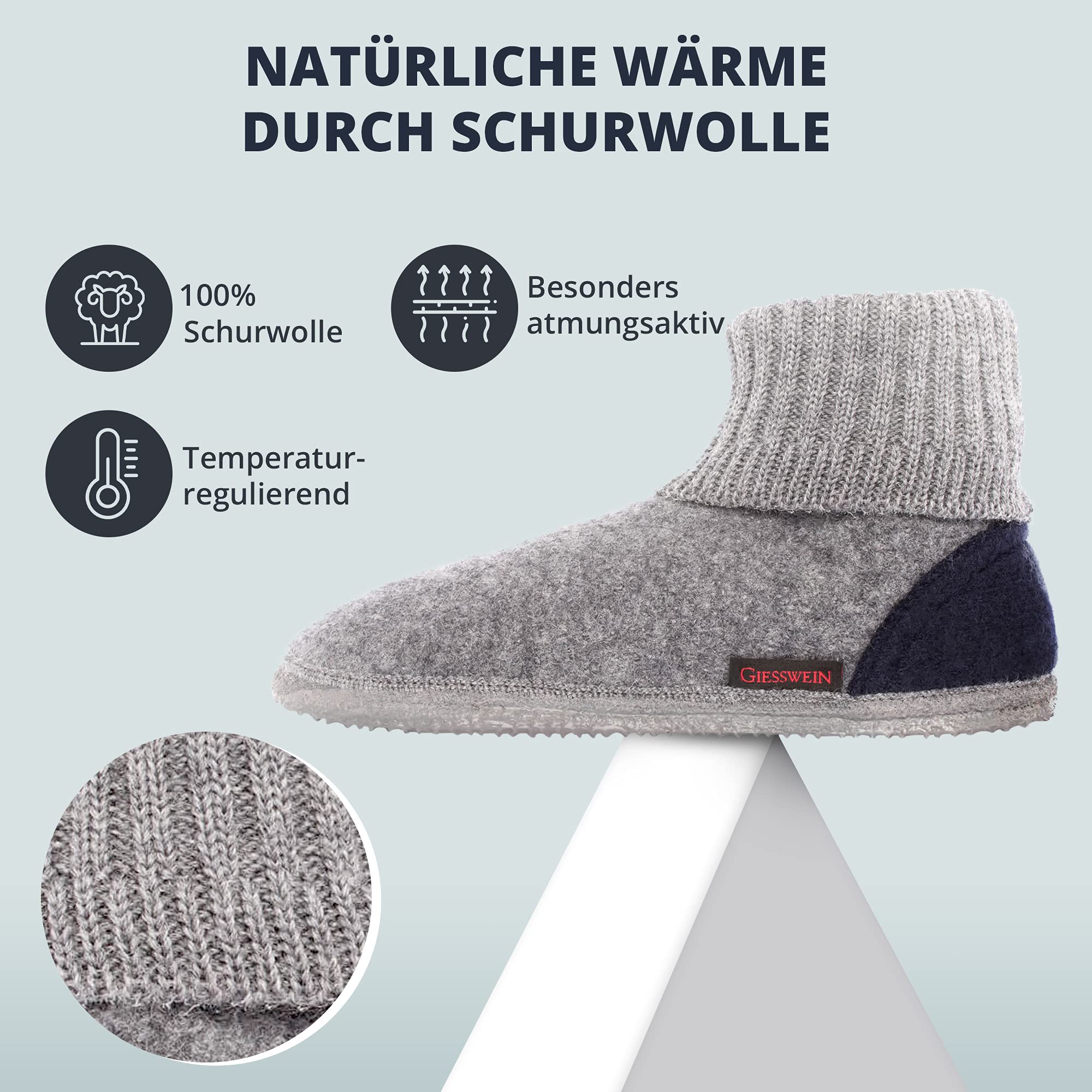 GIESSWEIN Unisex Kramsach AdultsHohe Hausschuhe