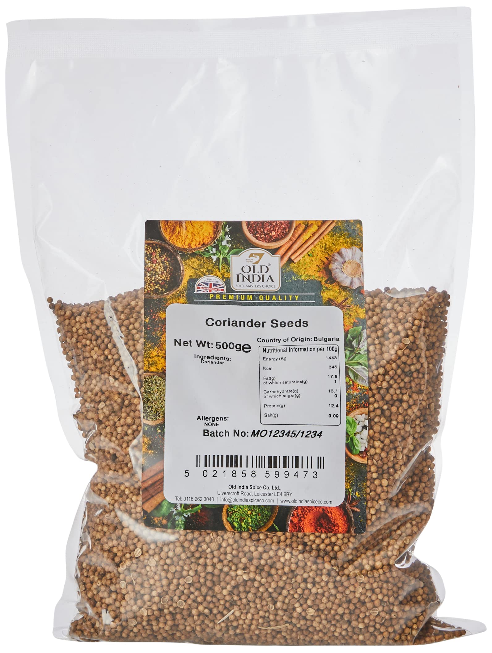 Old India Coriander Seeds 500g