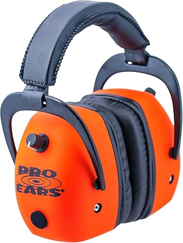 Pro Ears  Pro Mag Gold  Protección y amplificación auditiva electrónica  NRR 30  Cascos para campo de tiro.