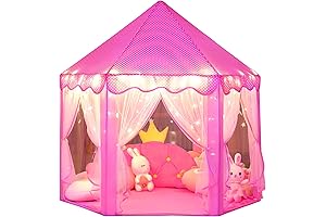 wilwolfer Princess Castle Play Tent for Girls Large