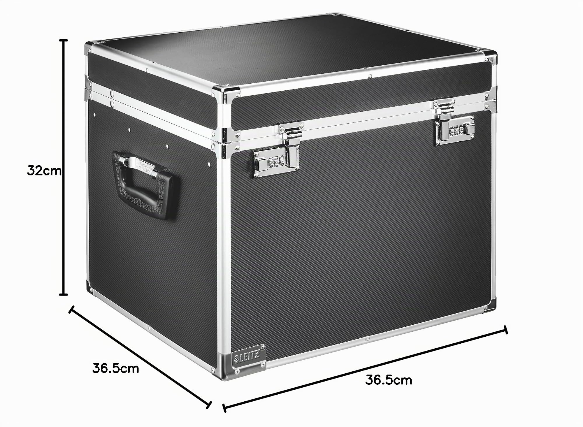 Leitz 67140095 Hängeablage-Box, Aluminium, schwarz