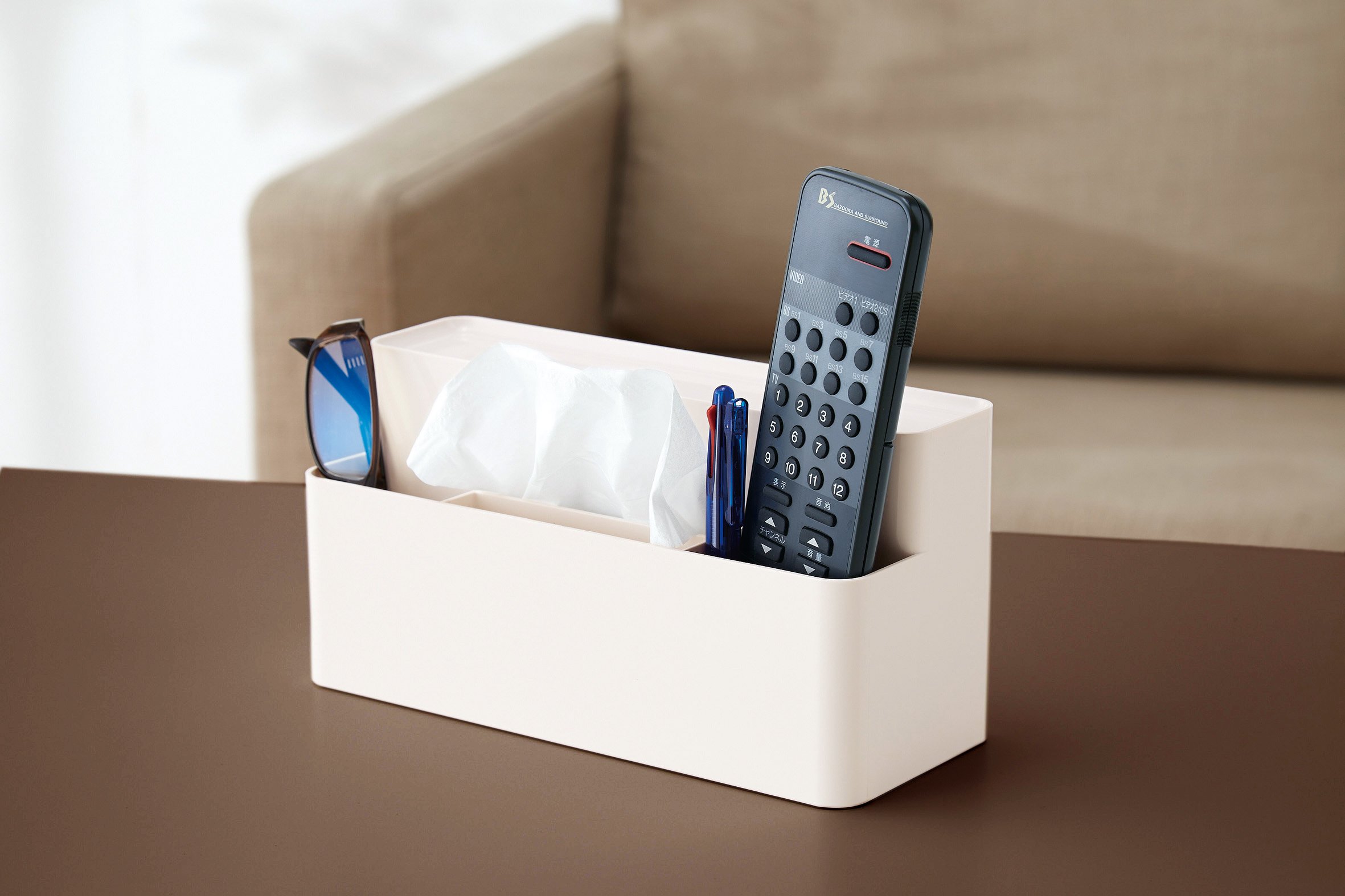 Amazon｜smart リモコン&ティッシュケーススタンド スマート ホワイト