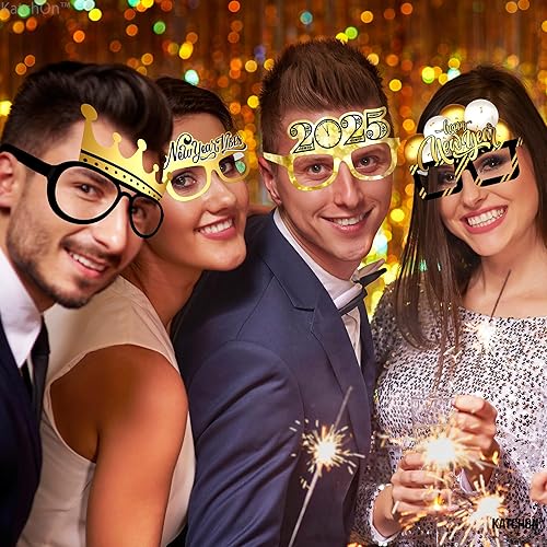 Miniatura 6 de KatchOn, Gafas de Feliz Año Nuevo 2024  Paquete de 12, gafas de fiesta de Año Nuevo 2024  Gafas de feliz Año Nuevo, decoraciones de Año Nuevo 2024