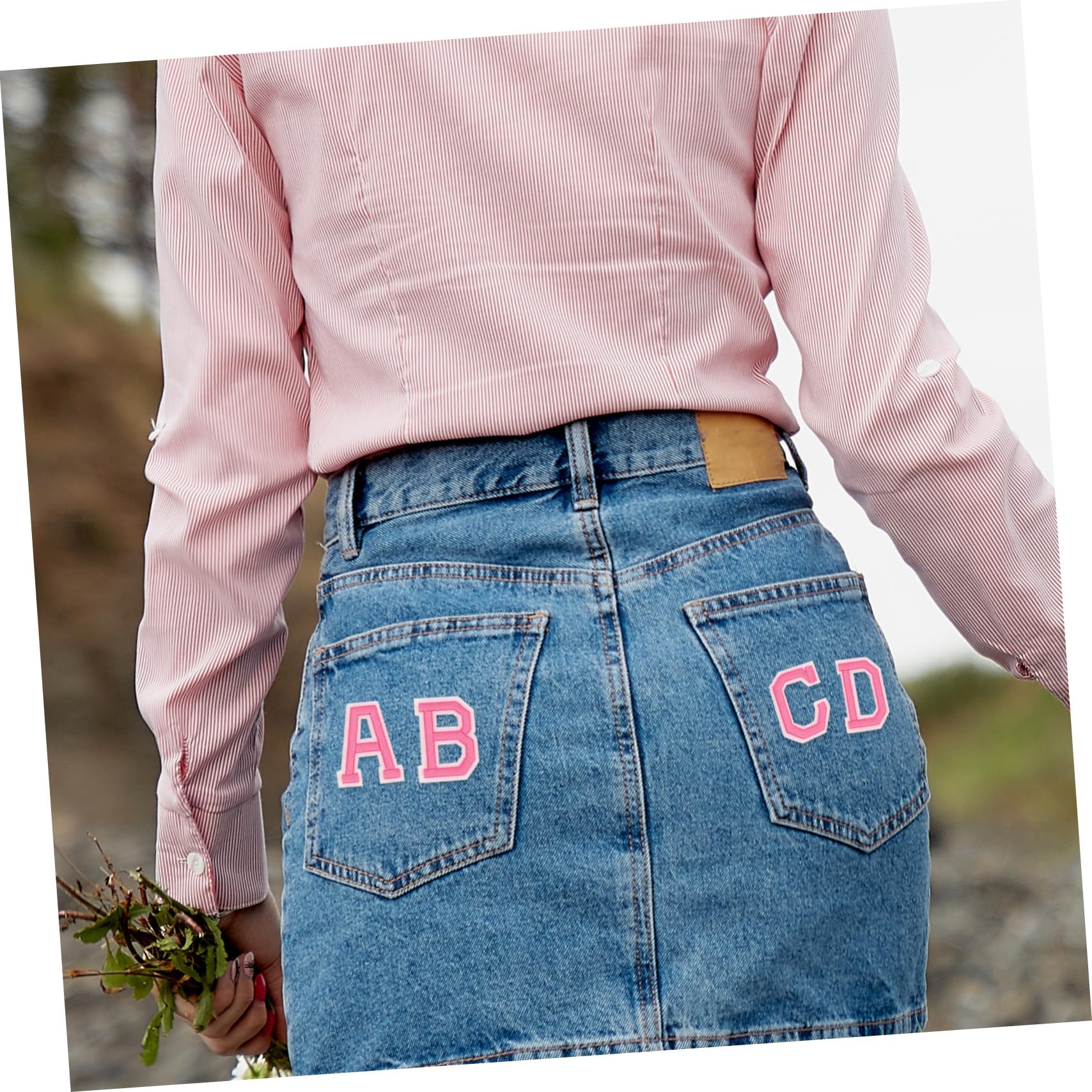 Tofficu 16 Ensembles Patch Lettre Lettres Brodées Patchs De Vêtements Lettres De L'alphabet En Feutre Patch De Réparation De Tissu Correctif Patchs Pour Vêtements Fers Fil Polyester