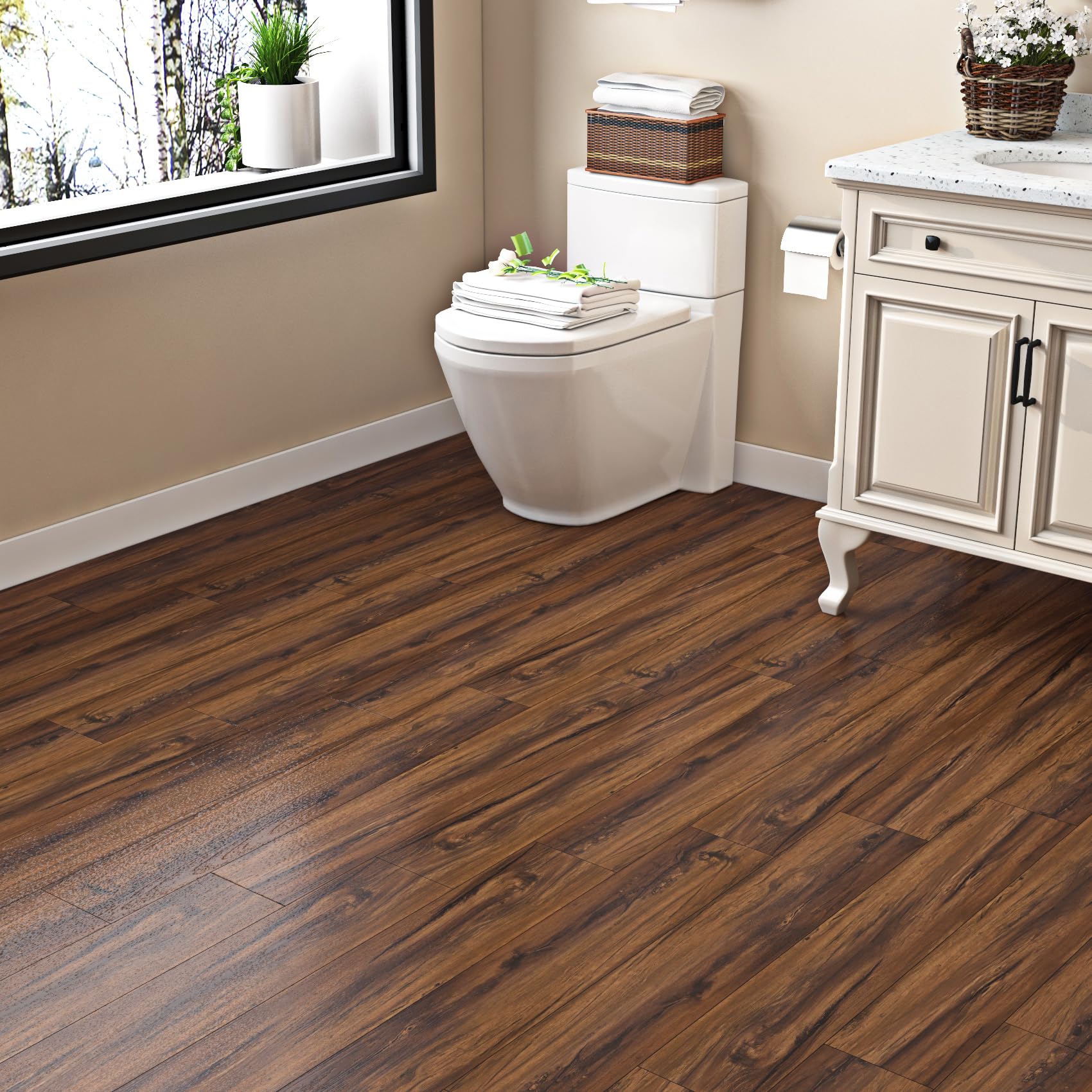 Livelynine Dikke PVC Vloer Zelfklevende Tegels Houten Optische Livelynine Dikke PVC Vloer Zelfklevende Tegels Houten Optische