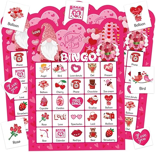 Miniatura 19 de Juego de bingo de Navidad para niños, niñas y adultos, 24 jugadores, tarjetas de bingo de Navidad, suministros de fiesta de Navidad, divertido juego
