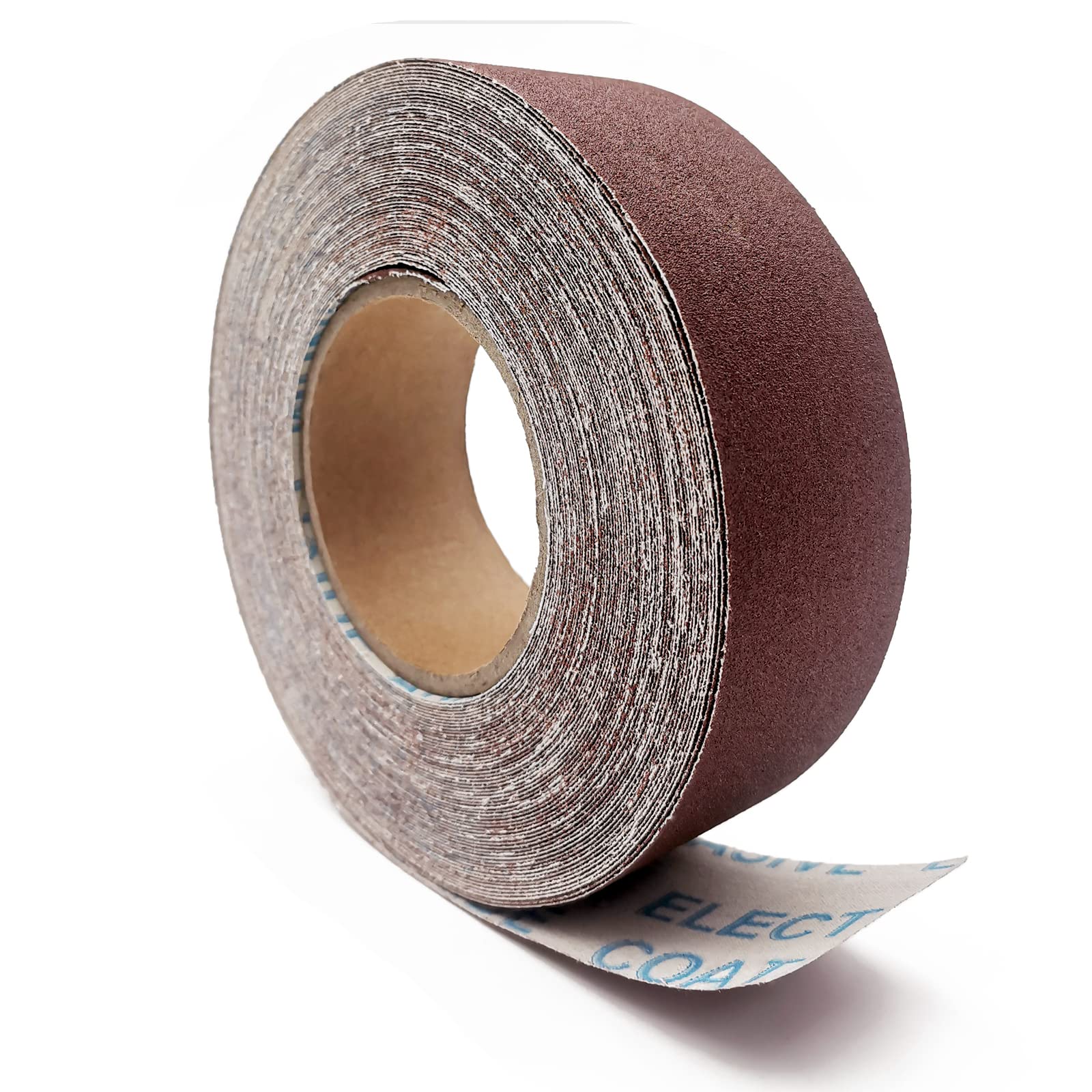 180 Grit Sandpaper Roll, 2 Inch x78.7 Feet Continuous Abrasive Sand Paper Ready to Cut Emery Cloth Roll for Drum Sander Woodworking Automotive Metal