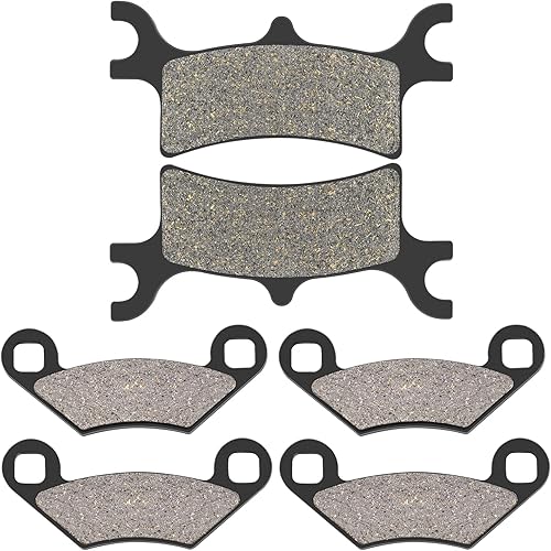 Miniatura 1 de AHL Pastillas de freno delanteras y traseras para Polaris 500 Sportsman HOEFI 2003-2008 500 Sportsman X2 2006-2008 500 Scrambler 4x4 2005-2012 600