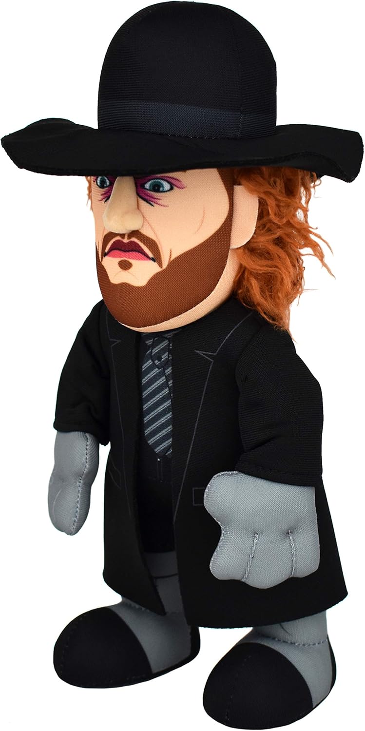 Bleacher Creatures WWE The Undertaker 10" Plush Figure - A Wrestling Legend for Play or Display