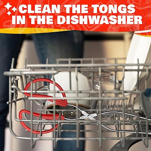 Miniatura 9 de Espátula larga para parrilla de barbacoa, juego de utensilios, pinzas de parrilla portátiles para cocinar, espátula de cocina, espátula de